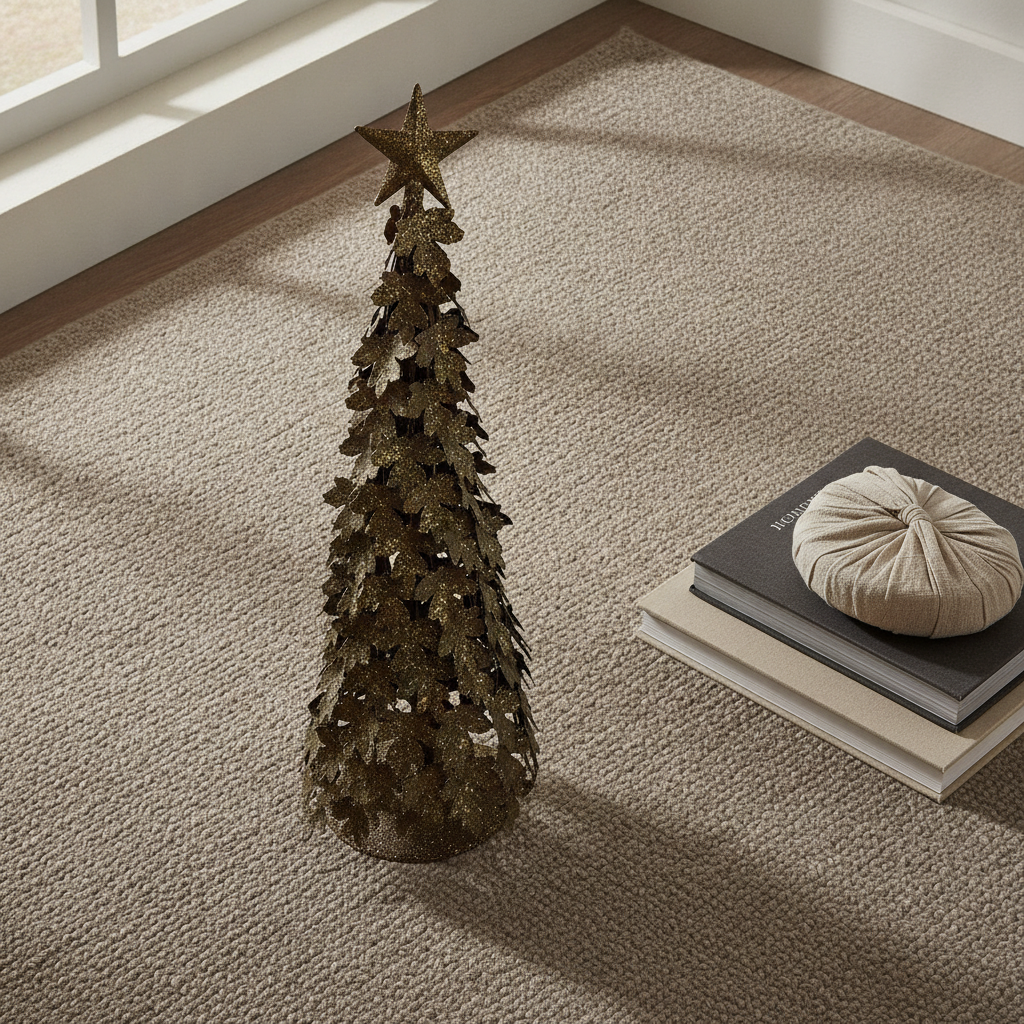 Golden Rusty Christmas Tree - View 2
