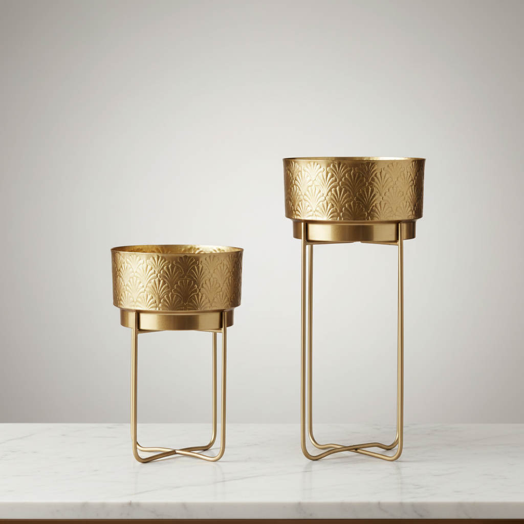 Golden Planter - View 3