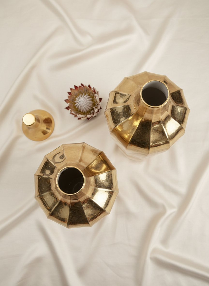 Golden Vase - Set of 2 - View 4
