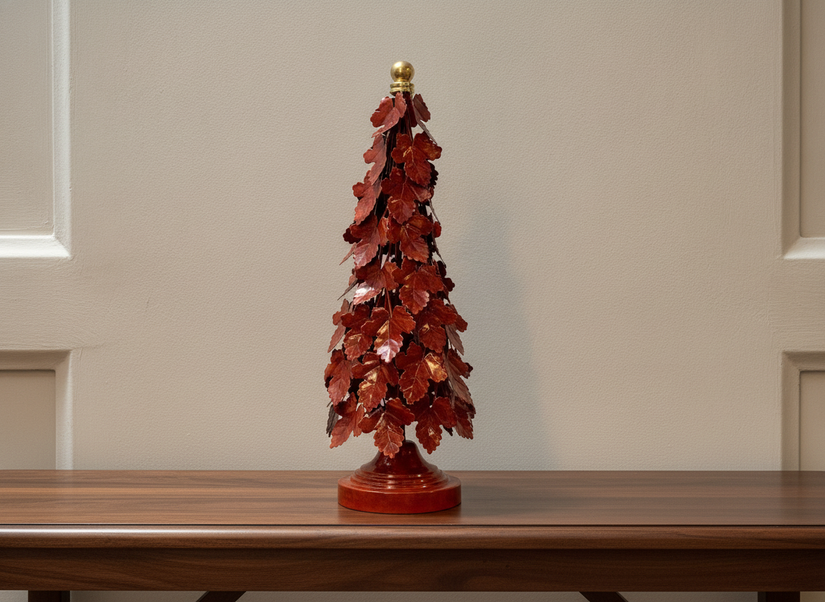 Red Leaf Christmas Tree - View 3
