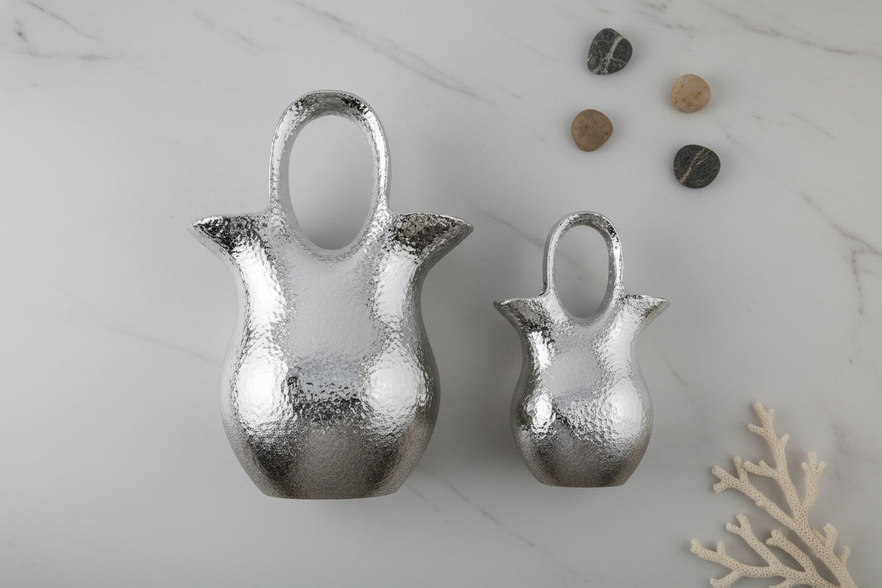 Silver Vase - View 2