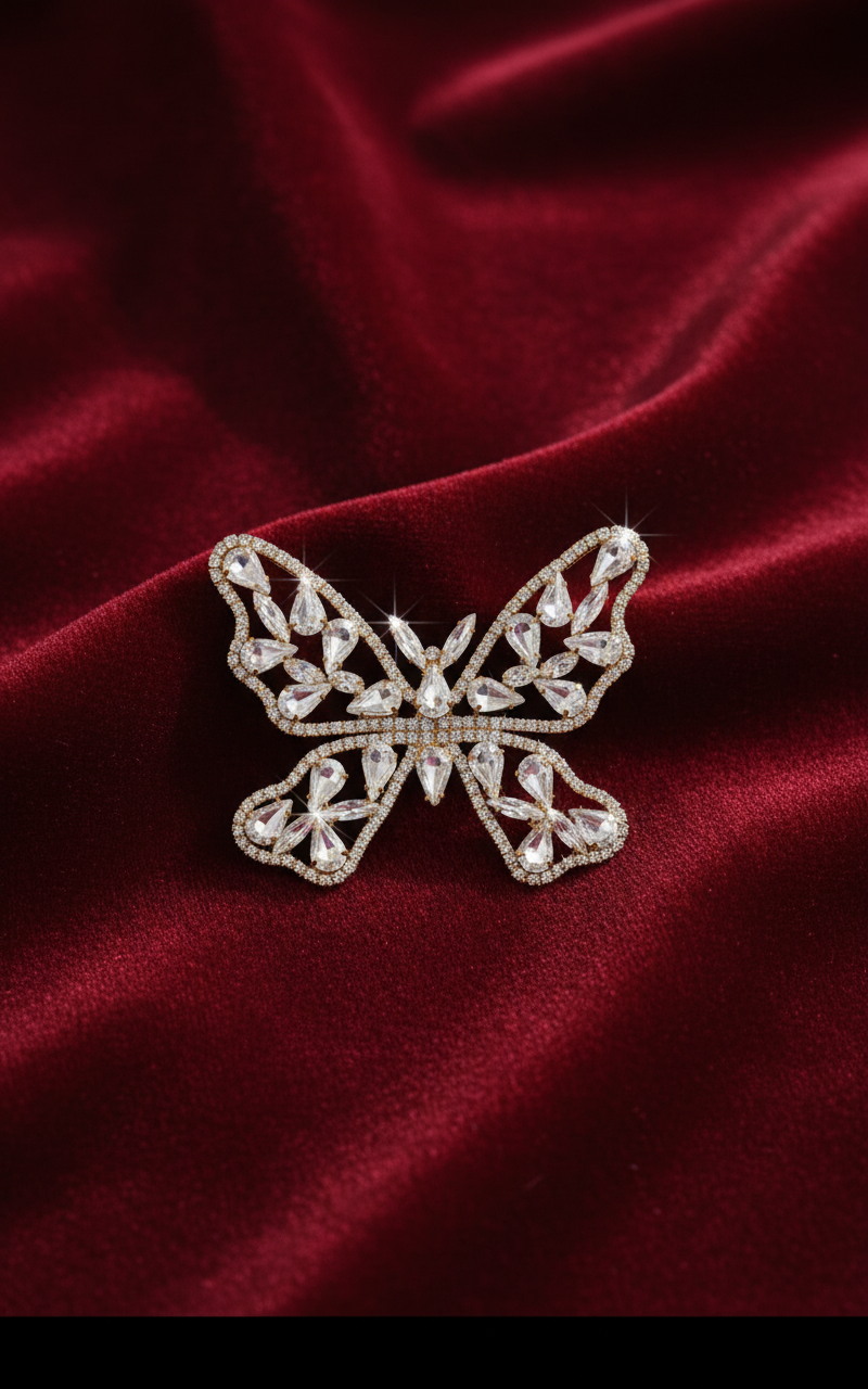 Christmas Butterfly Ornament - View 2
