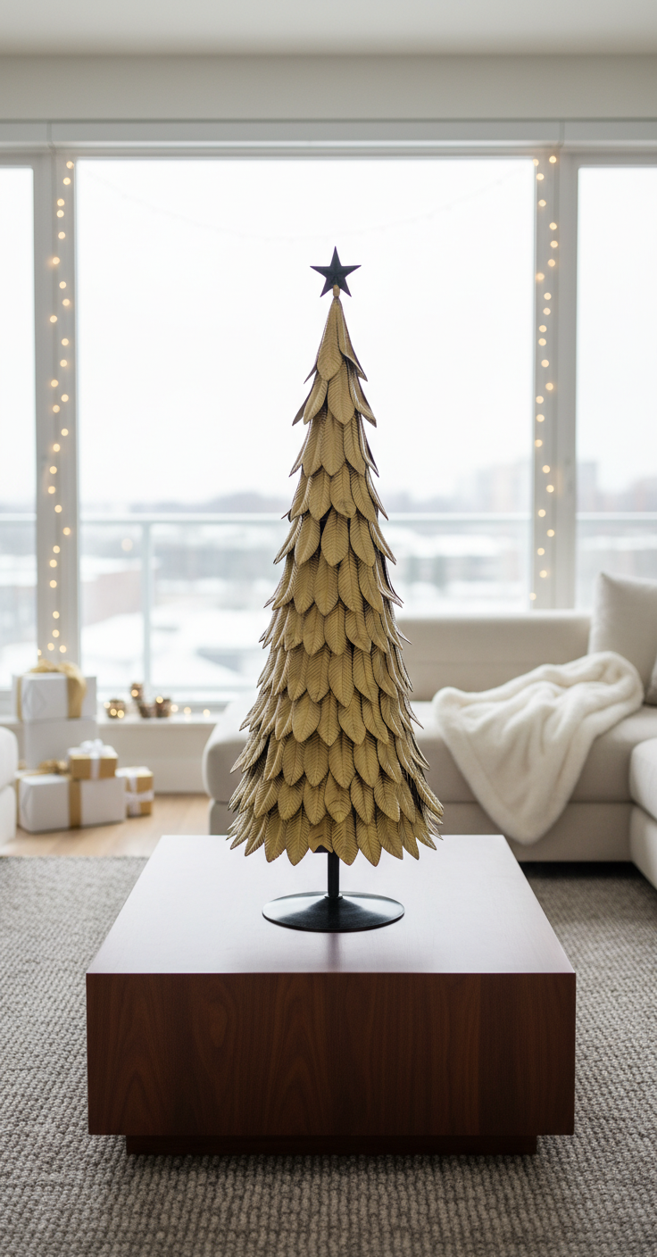 Golden Christmas Tree