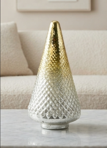 Christmas White & Golden Tree - View 2