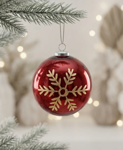Christmas Red Ball  - View 3