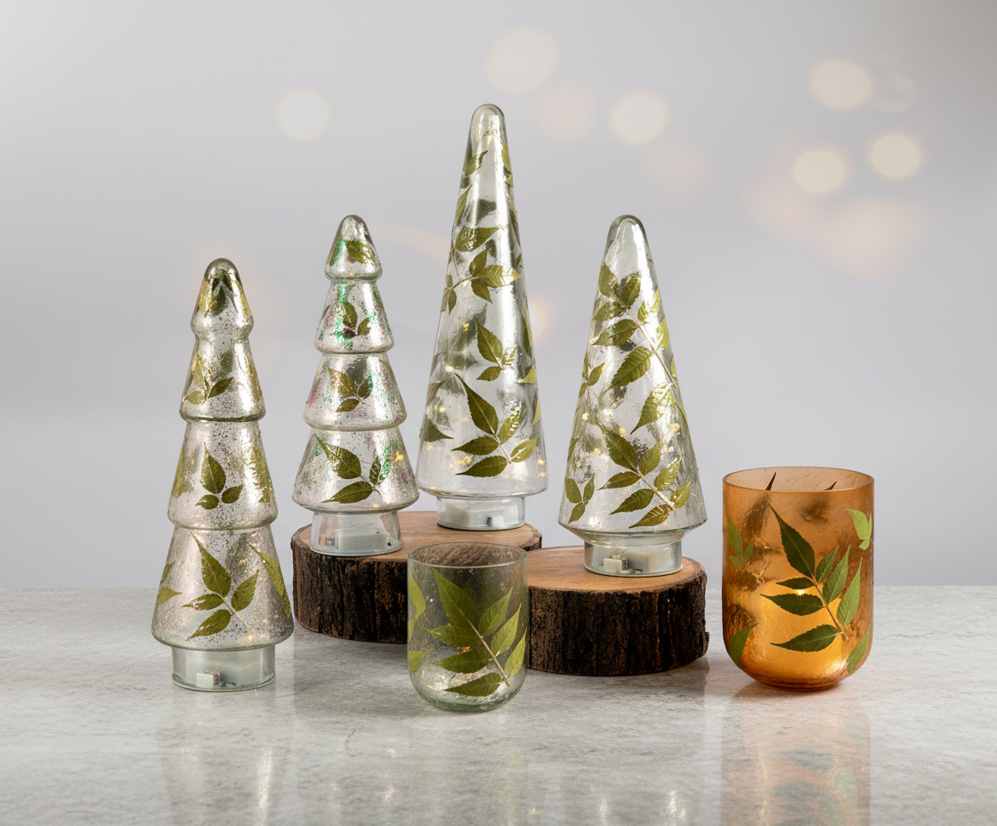 Christmas Glass Trees  - View 3
