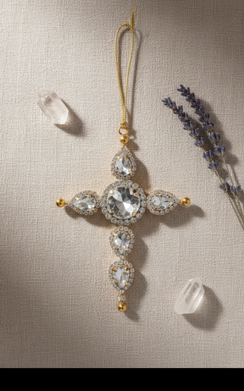 Christmas Cross Ornament - View 3