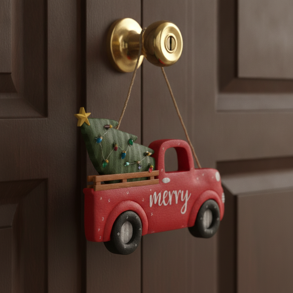 Christmas Car Door Hanger - View 3