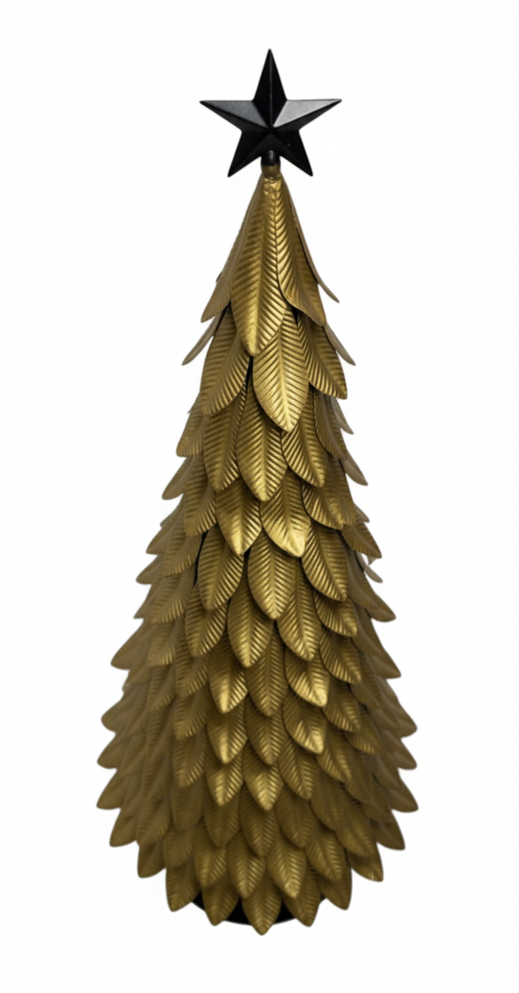 Golden Christmas Tree - View 4