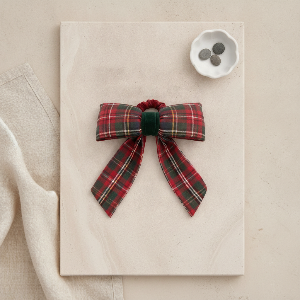 Red Christmas Bow - View 2