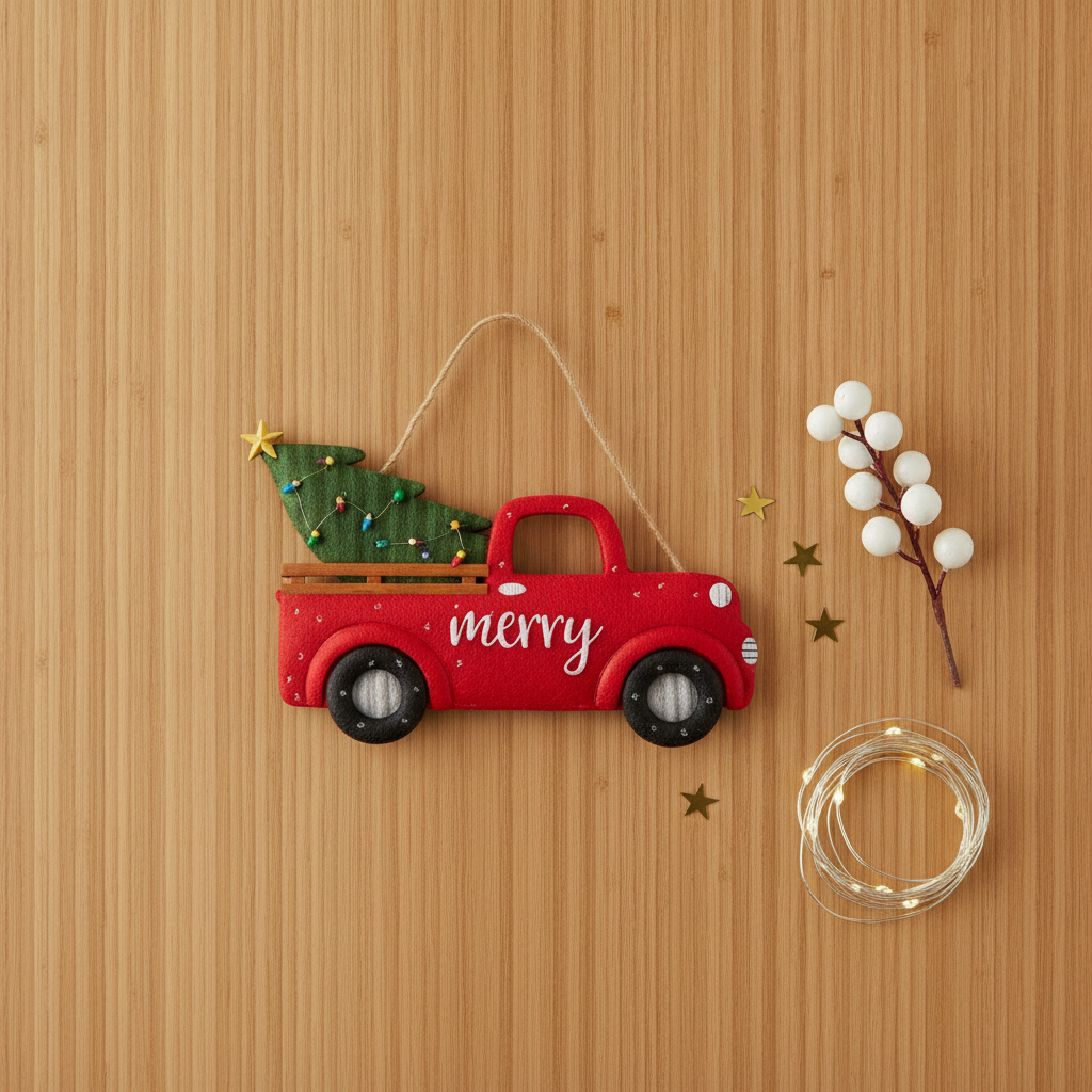 Christmas Car Door Hanger - View 2