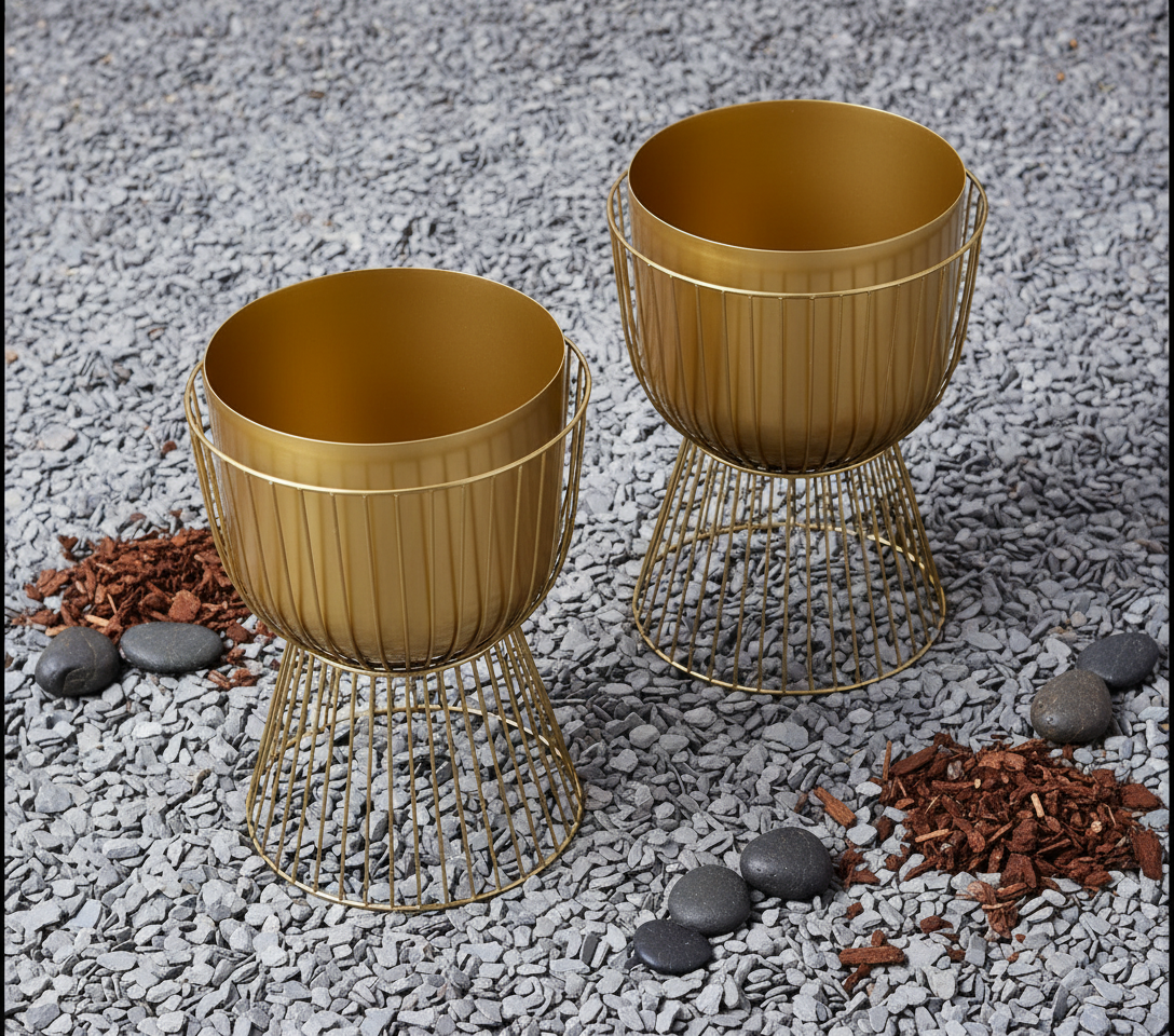 Golden Planter - View 2
