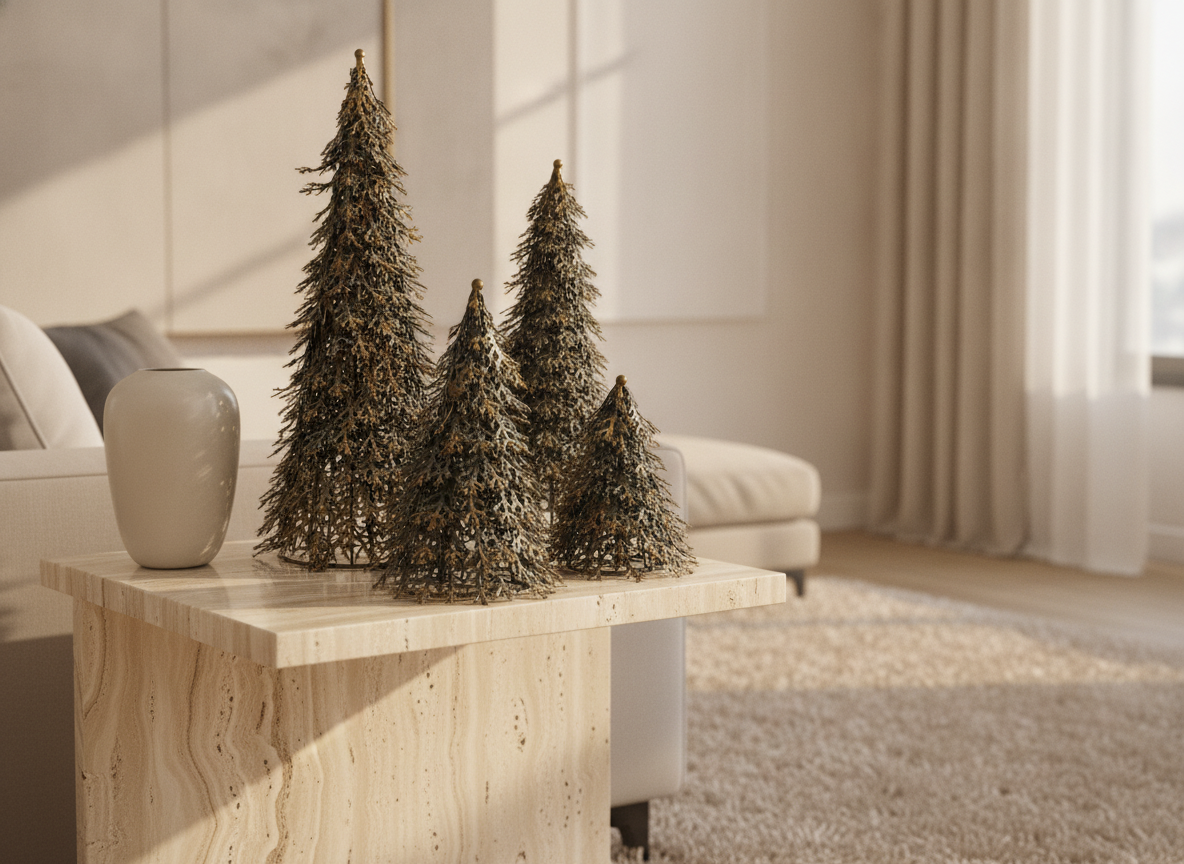Metal Leaf Christmas Tree - View 2