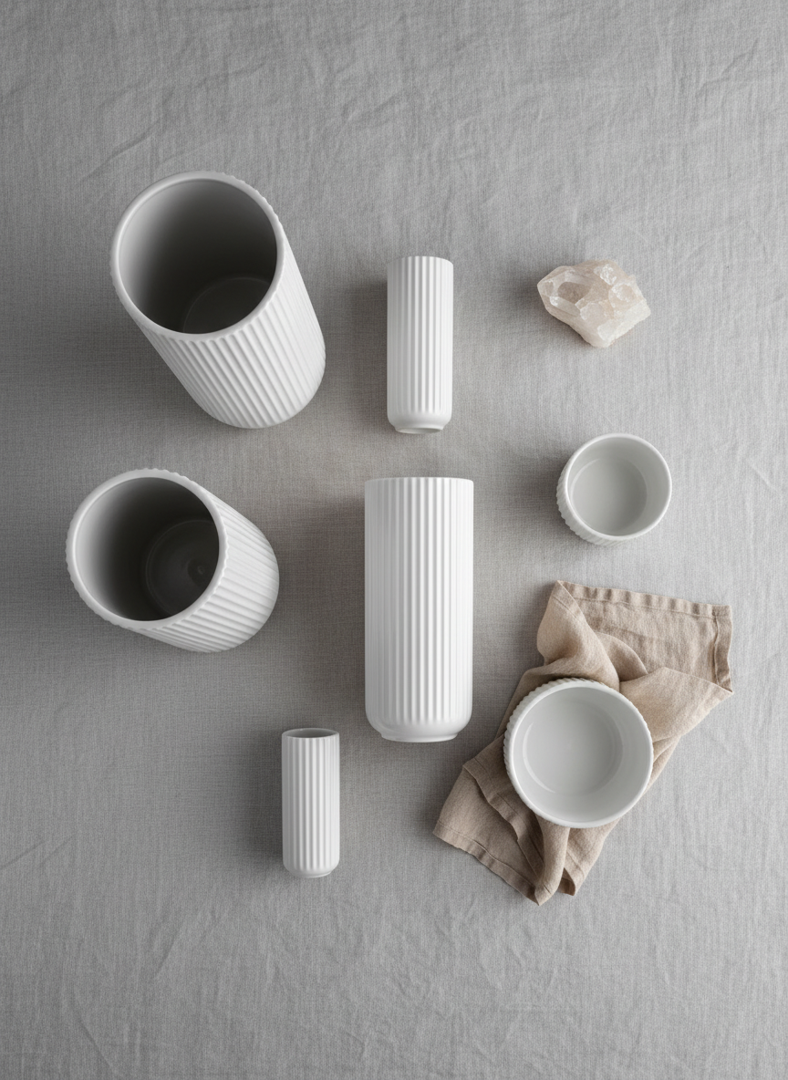White Vase - Set of 2  - View 4