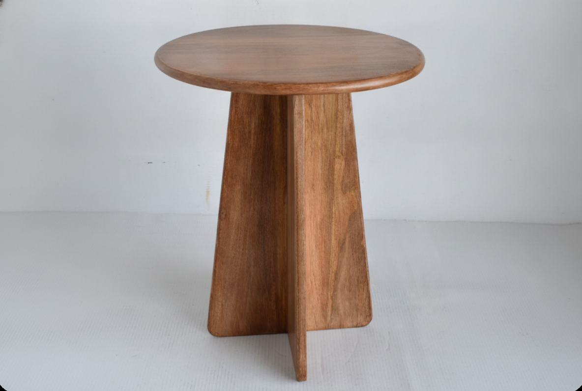 Mango Wood Round Table