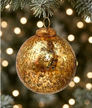 Christmas Golden Ball Ornament