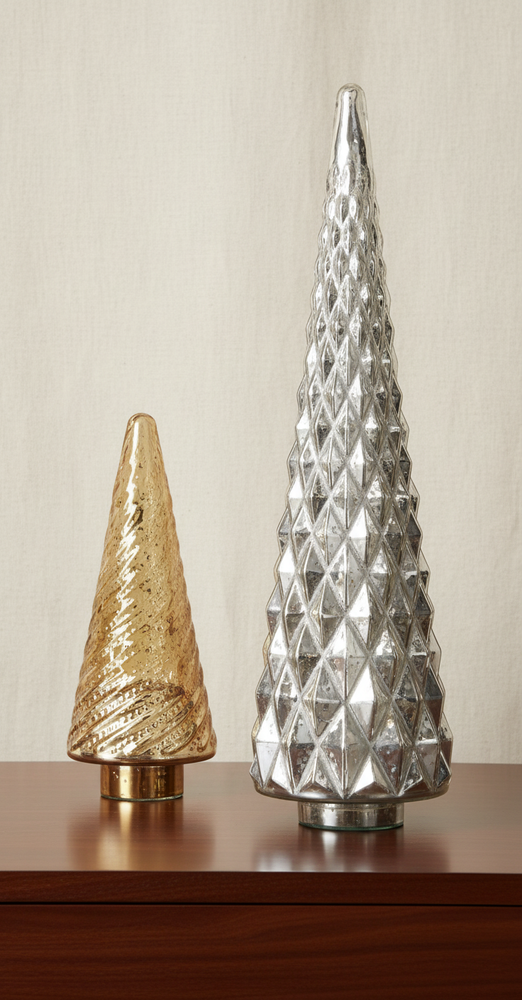 Christmas Tree Ornaments - Set of 2