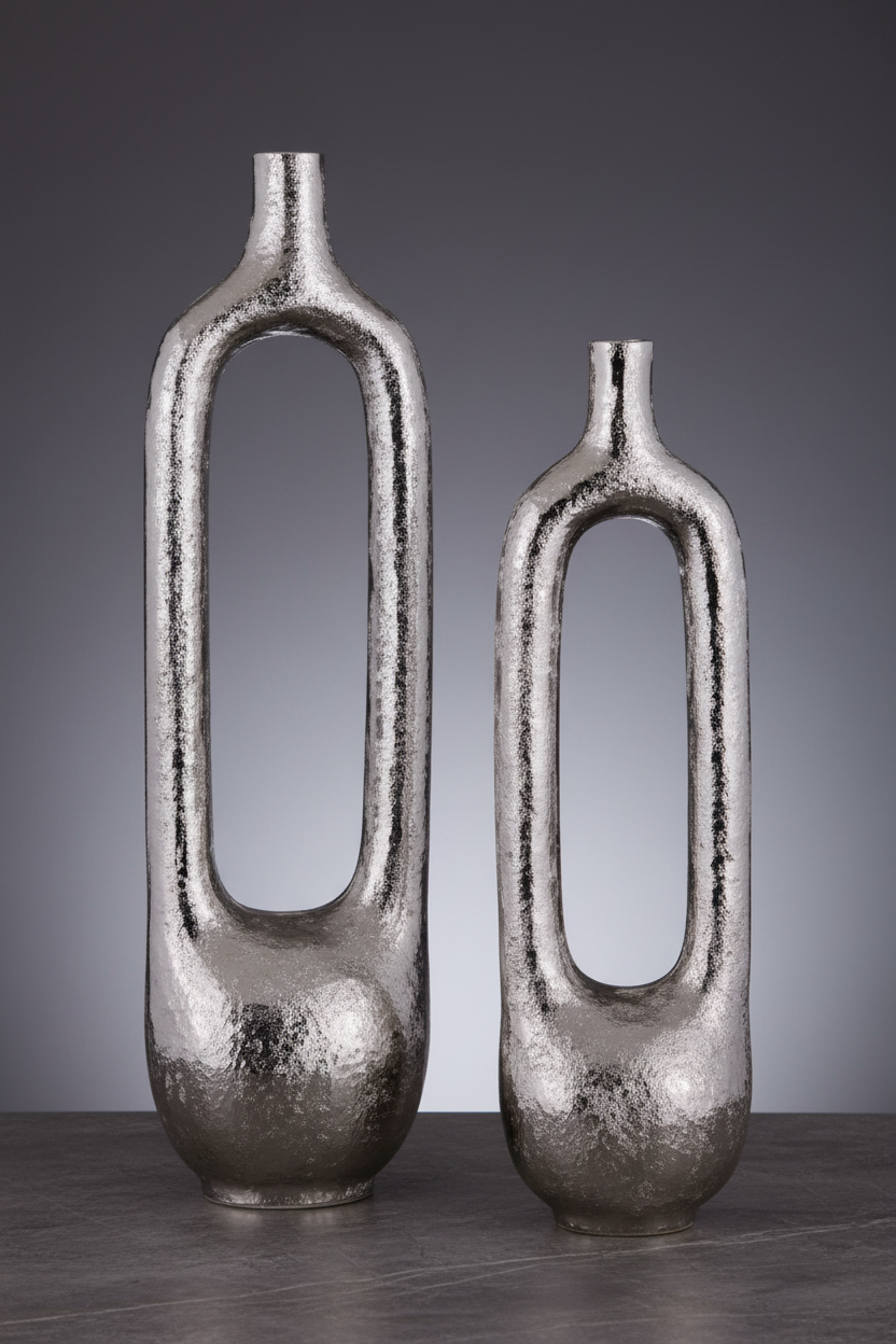 Metal vase