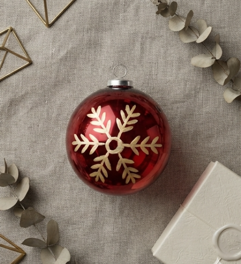 Christmas Red Ball  - View 2