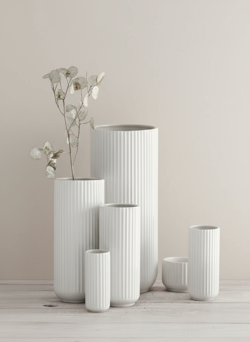 White Vase - Set of 2  - View 2