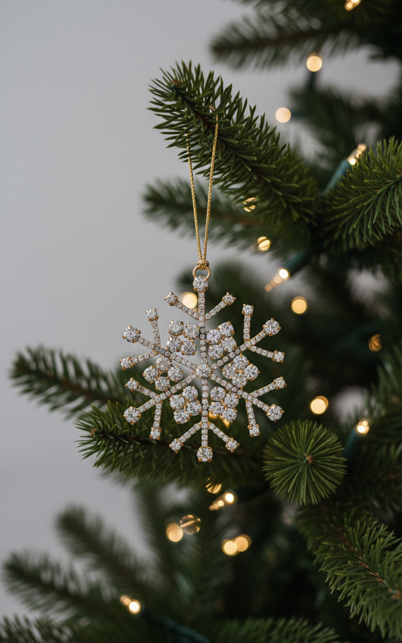 Christmas Snowflake Ornament - View 3